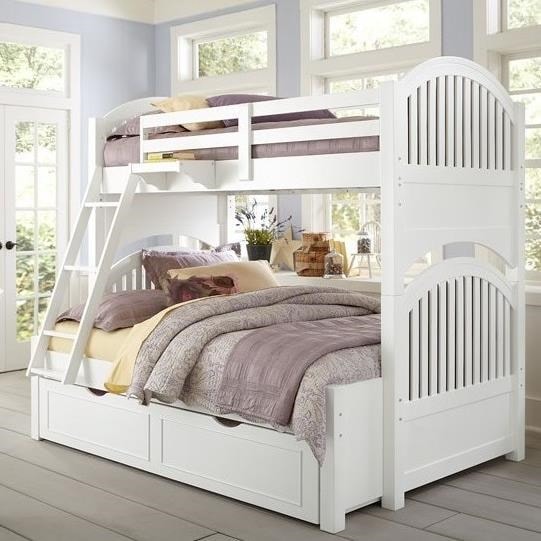twin over full with trundle solid wood ne kids lake house twin over full bunk bed with arched headboard and footboard trundle twin over full with trundle solid wood ne kids lake house twin over full bunk bed with arched headboard and footboard trundle